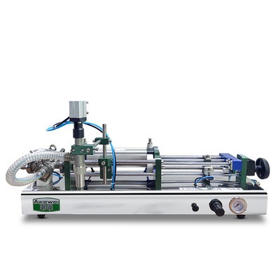 奥克威半自动膏体液体灌装机辣椒酱料洗衣液蜂蜜白酒定量罐装机器图5