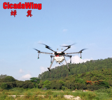 蝉翼植保无人机 10公斤六旋翼 喷洒农业打药飞机 AB自主飞行 厂家图3