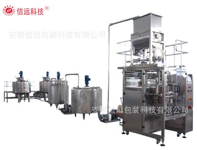 袋装甜酱灌装机 黄豆酱 酱料袋 辣椒酱 草莓酱灌装生产线图2