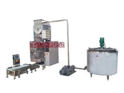 小袋装酱料自动给袋式包装机 小包酱料自动连包设备图2