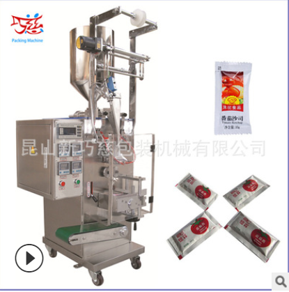 昆山新巧慈工厂甜面酱自动包装机 高速酱料灌装机 上海巧慈自动化图3