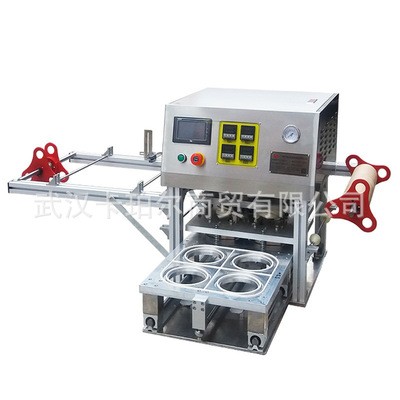 铝箔盒自动封口机 外卖快餐盒包装机 定制塑料盒封口机自动包装机图5