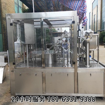 冬季热销 自立袋豆浆 自立袋红豆豆奶用 全自动灌装旋盖一体机图3