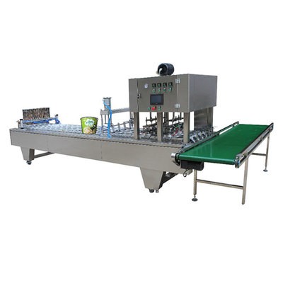 康师傅桶装方便面包装机 杯面自动封口机 纸桶片盖封口机设备厂家图5