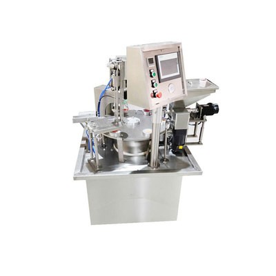 小型圆盘式酸奶灌装封口机，旋转式塑料杯灌装封口机伊佳诺图5