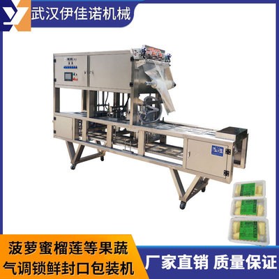 伊佳诺厂家塑料盒商用真空包装机 连续封口机 用于定制盒装产品