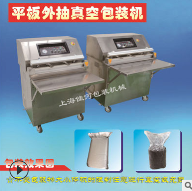 上海厂家供应 大袋平板外抽真空包装机 电子类 化学产品真空包装图4