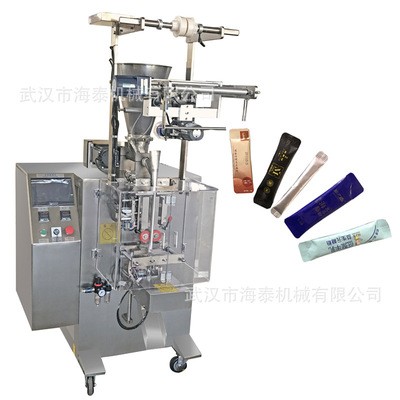 厂家直销 武汉海泰小袋粉末包装机中袋机 袋装宠物药粉包装设备