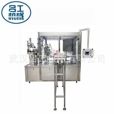 吕工牌豆浆吸嘴袋灌装机 自立袋装果冻全自动灌装旋盖机厂家图5