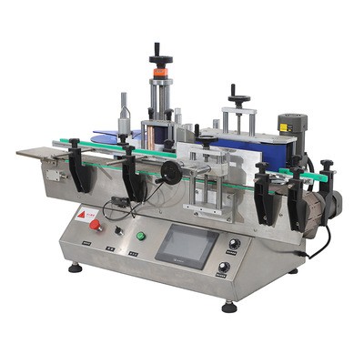 厂家直供便捷操作小型台式圆瓶贴标机 一键控制精准贴标机批发图3