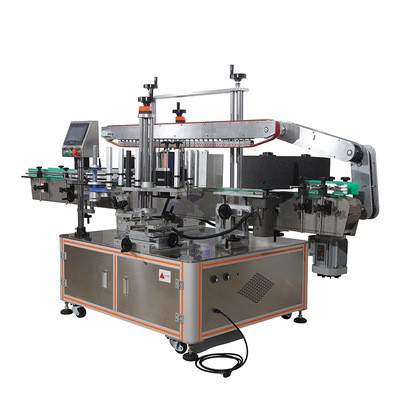 全自动圆瓶双侧面贴标机 有序稳定不干胶贴标精准贴标机现货图3