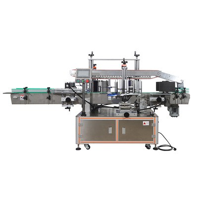 全自动圆瓶双侧面贴标机 有序稳定不干胶贴标精准贴标机现货图5