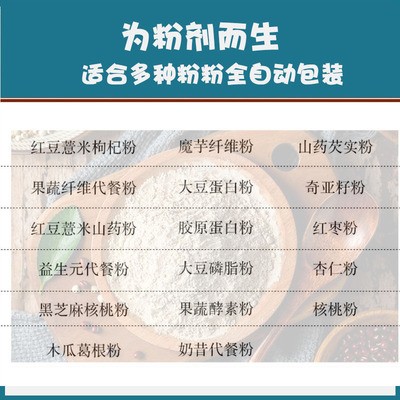 159代餐素食粉自动包装机粉剂水平式给袋包装机图3
