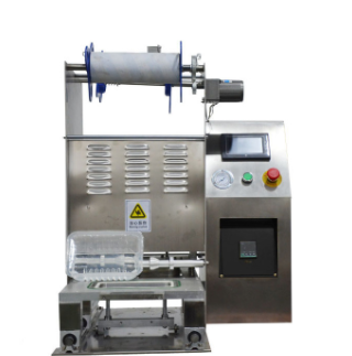 自动铝箔封口机 年货糕点塑料盒托盒包装机可定制各类图案模具图4