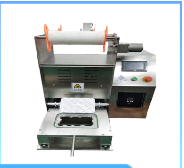 自动馒头混沌水饺塑料盒装包装封口机WR-350快餐盒月饼盒包装机械图2