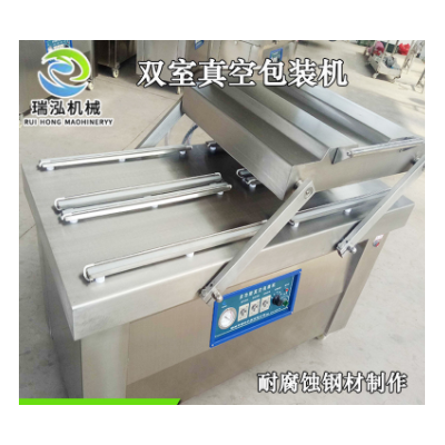 食品包装机 商用双室连续真空封口机 鸡翅烧鸡全自动真空包装机