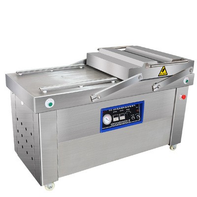 逸飞800型自动翻盖真空包装机食品海鲜干湿两用大型抽真空封口机图5