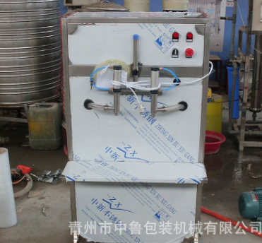 半自动灌装机 厂家供应液体灌装机 柱塞式半自动灌装设备W图2