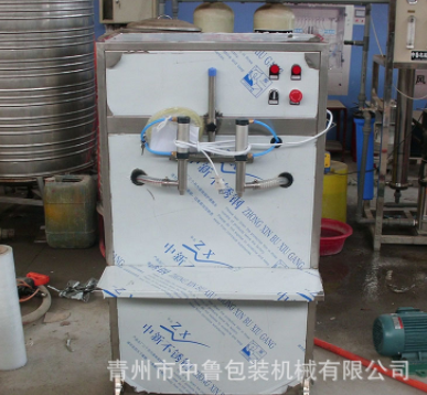 半自动灌装机 厂家供应液体灌装机 柱塞式半自动灌装设备W图5