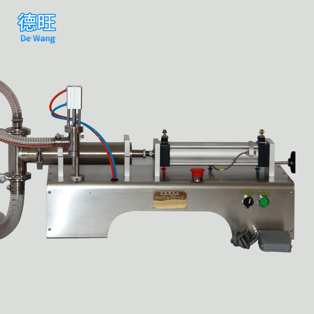 G1WY卧式气动液体灌装机 饮料洗发水灌装机 鲜奶矿泉水酒水灌装机图4