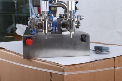 双头半自动膏体灌装机 膏体液体化妆品定量灌装机 气动膏体罐装机图3