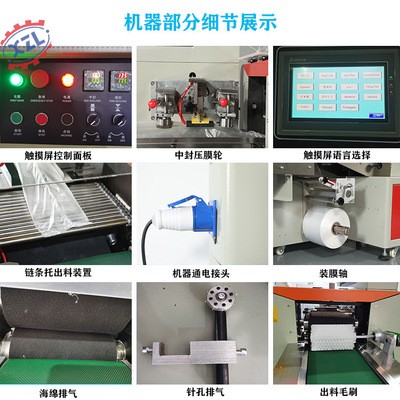 托盒番薯干封口机 全自动芒果干袋装包装机 水果干枕式包装机图4