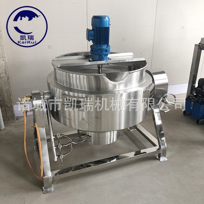 中小型全自动电加热夹层锅 卤牛肉专用蒸煮锅 熟食猪蹄驴肉夹层锅图2