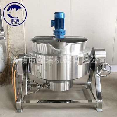 中小型全自动电加热夹层锅 卤牛肉专用蒸煮锅 熟食猪蹄驴肉夹层锅图3