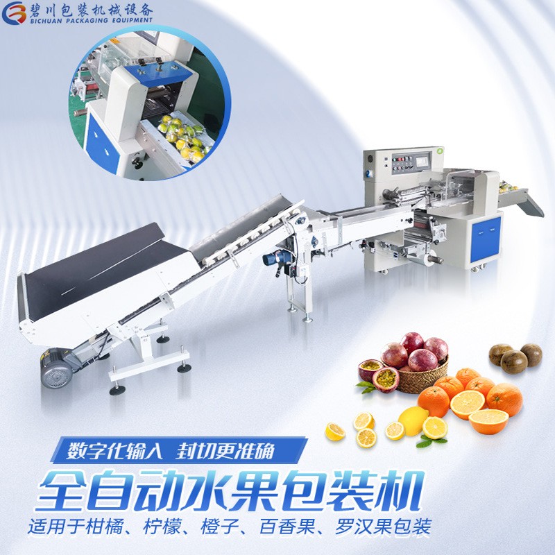 佛山厂家定制全自动水果包装机柑橘包装机械柠檬脐橙自动打包设备图2