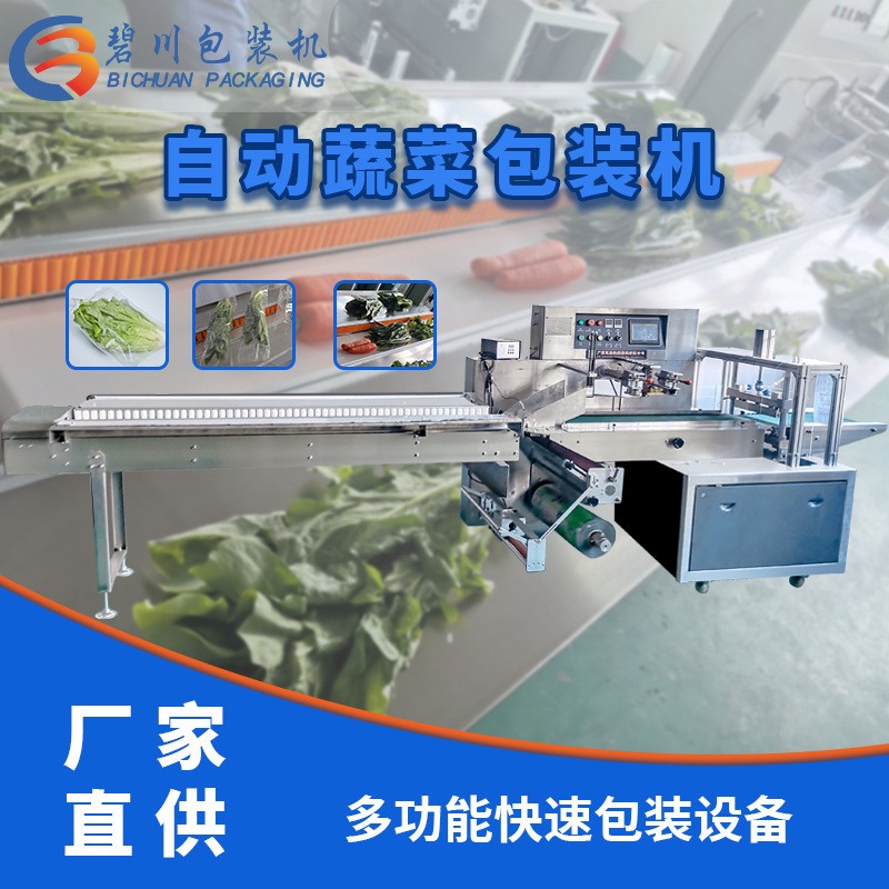 工厂直供蔬菜包装机叶菜打包机商超称重贴标蔬菜包装机械设备定制图4