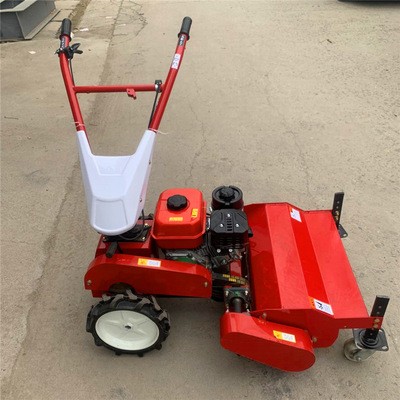 自走式柴油碎草还田机 除草快60公分80公分宽手扶式汽油割草机图2