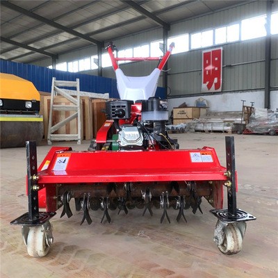 自走式柴油碎草还田机 除草快60公分80公分宽手扶式汽油割草机图3