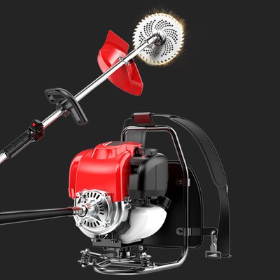 多功能家用小型背负式农用打草机园林绿化开荒除草松土汽油割草机图2