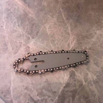 修枝锂电小型电动锯单园林伐木迷你锯电链锯导板链条1/4寸6寸链条图2