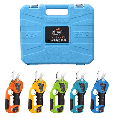 电动修枝剪刀充电式果树剪刀G108园艺剪枝树枝锂电果枝剪现货批发图3