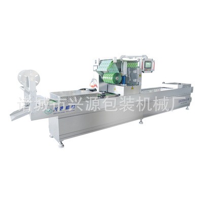 可定做真空包装机 全自动连续拉伸膜真空包装机厂家定制图5