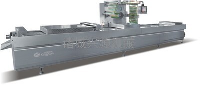 DZR-520全自动连续热成型真空包装机 烤肠真空包装机图2
