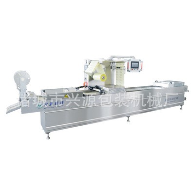 冷却肉全自动连续热成型真空包装机厂家直销图2