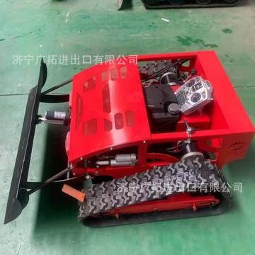 燃油四冲程履带式爬坡割草机 荒地除草雪地推雪农用割草机图4