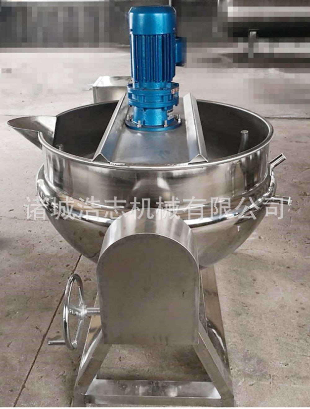 直销辣椒酱自动行星炒锅 商用全自动行星搅拌炒锅 炒菜机现货图5