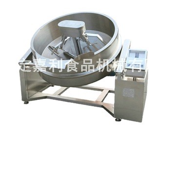 行星式下搅拌莲蓉锅 出口炒馅莲蓉锅液压电动锅600L馅料炒锅批发图2