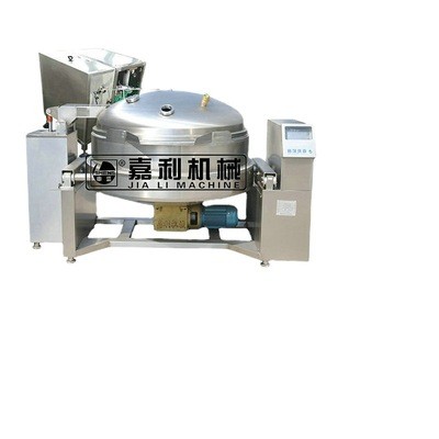 行星式下搅拌真空锅 不锈钢真空锅蒸汽锅 智能电子真空不沾锅图5