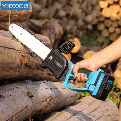 背负式电池无刷充电式电动链锯家用迷你型超值超豪华电动单手锯图3