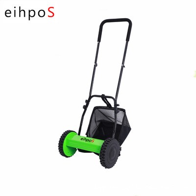 厂家直供出口割草机无动力手推式滚刀草坪机小型家用草坪除草机