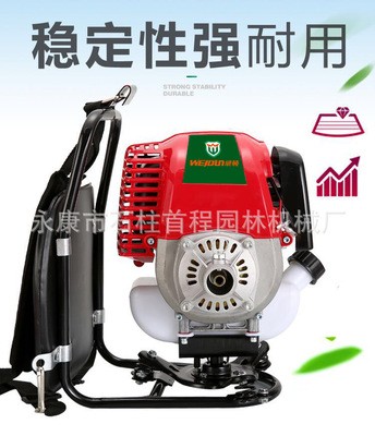 厂家直销定制贴牌汽油背负式侧挂割草机草坪除草机收割灌稻谷玉米图5