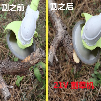 四轮草坪机 充电式割草机 无绳电动园艺工具草坪剪图4