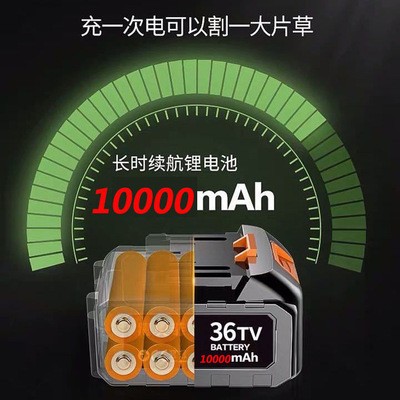 充电式割草机 锂电小型家用大功率除草机 无绳电动园艺工具草坪剪图2