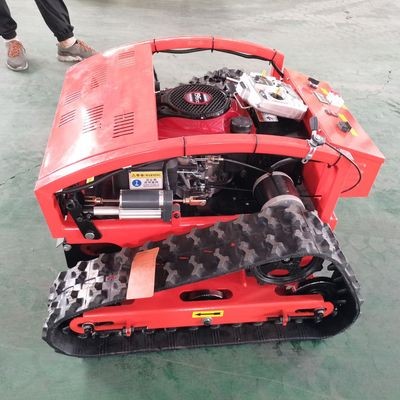 微型遥控割草机 四驱履带草坪割草机配置 全自动杂草修剪机报价图4