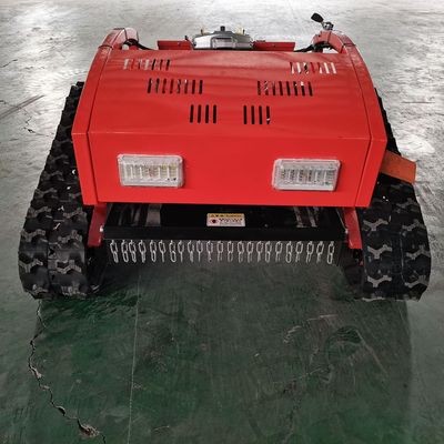 全自动遥控割草机 小型履带式果园破碎机 草坪绿化割草机报价图2