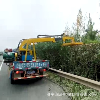 车载式绿篱修剪机高速公路绿化树枝边坡修剪机 伸缩式草坪修剪机图4
